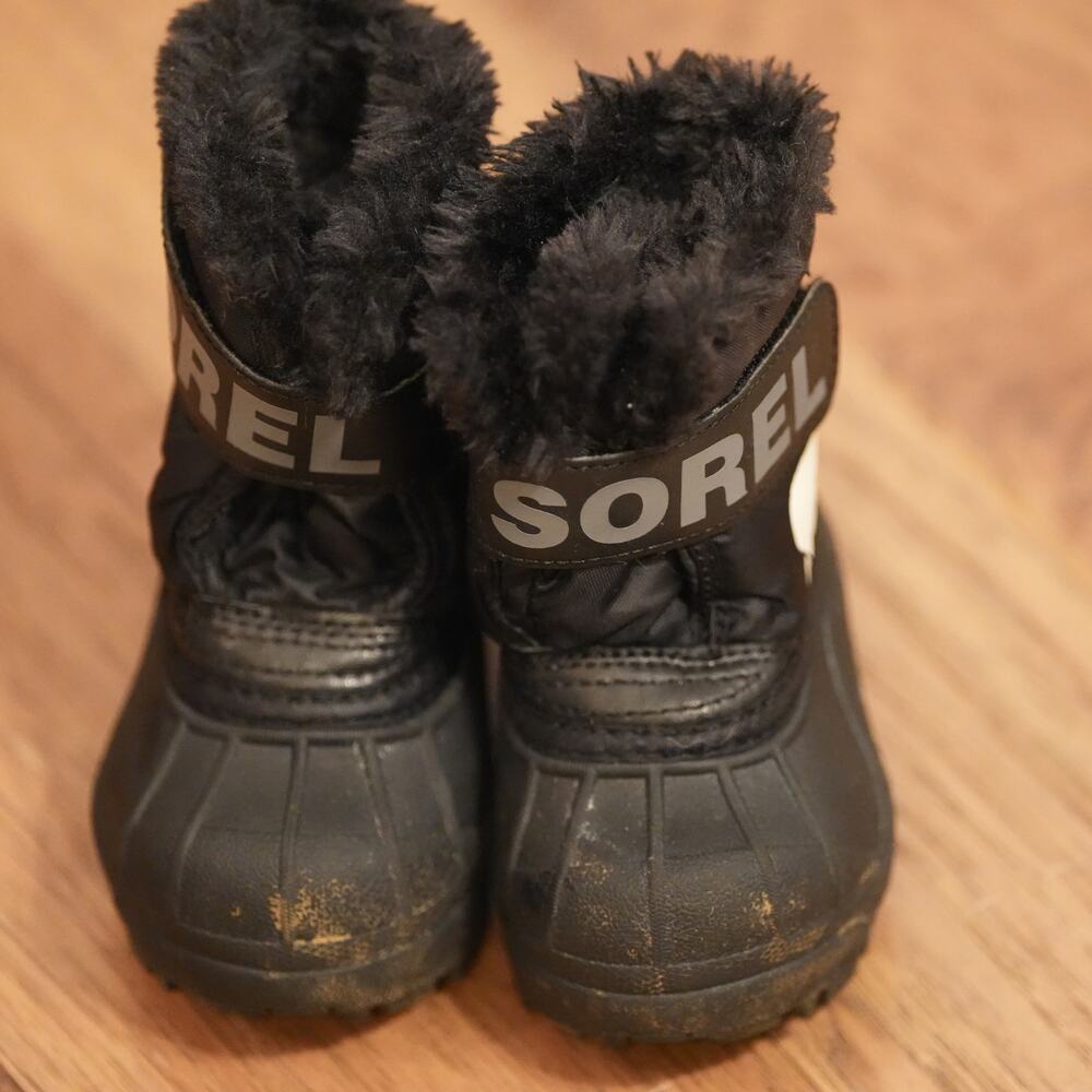 Sorrel Toddler Winter Snow Boots - Black - Size 5 (toddler)